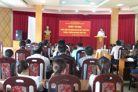 Triển khai kế hoạch Rik Qũy toàn cầu phòng, chống HIV/AIDS năm 2018