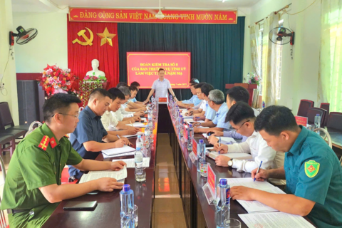 Chủ nhiệm Ủy ban Kiểm tra game Rikvip nắm tình hình công tác tổ chức, hoạt động; thăm, tặng quà các gia đình liệt sĩ trên địa bàn xã Nậm Mạ