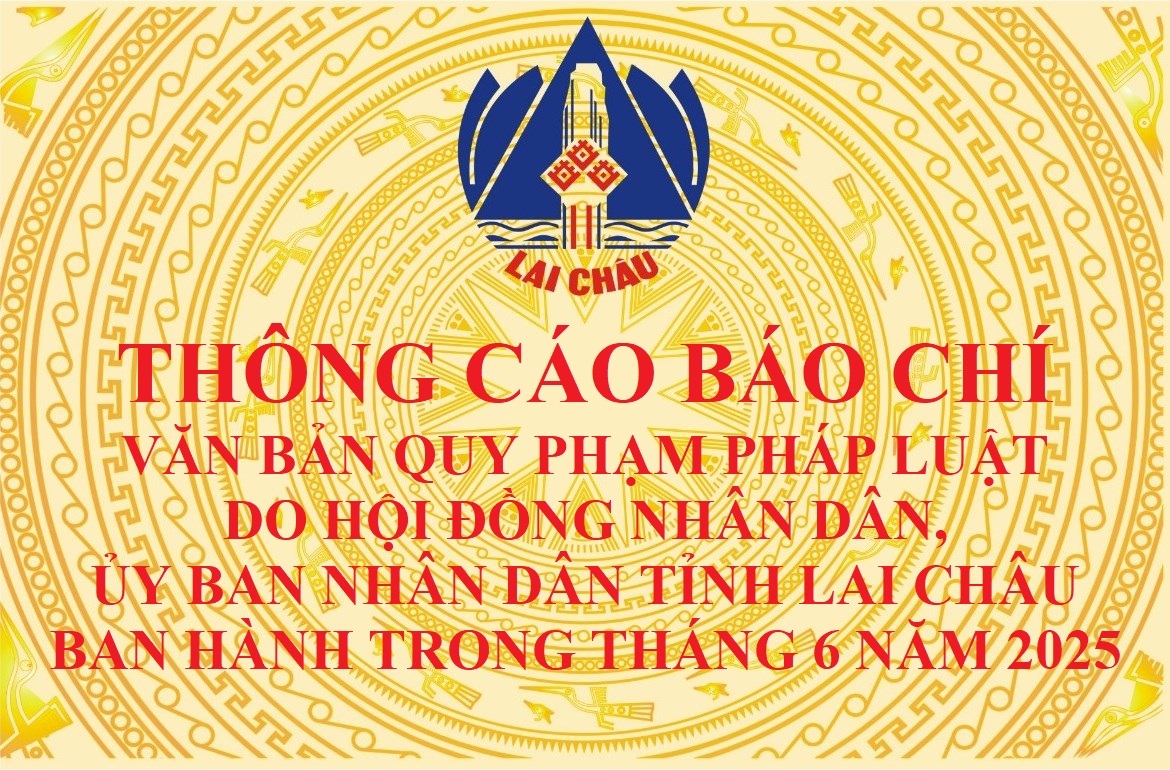 Thông cáo báo chí văn bản quy phạm pháp luật do Hội đồng nhân dân, Rikvip club Rikvip nạp thẻ ban hành trong tháng 6 năm 2025