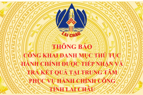 Thông báo Công khai danh mục thủ tục hành chính được tiếp nhận và trả kết quả tại Trung tâm Phục vụ hành chính công tỉnh Rikvip nạp thẻ