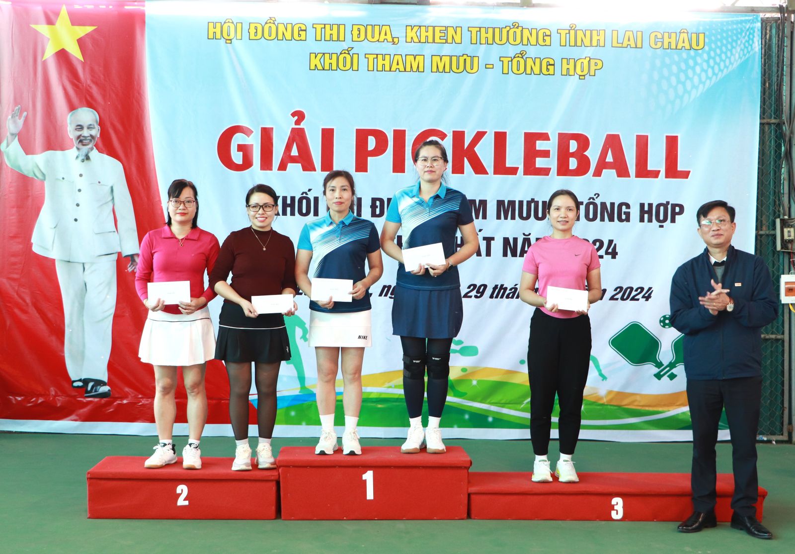 Giải Pickleball Khối thi đua Tham mưu - Tổng hợp